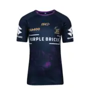 Melbourne Storm NRL ISC Kids Cam Smith 400 Run Out Tee Kids Sizes 6! T9