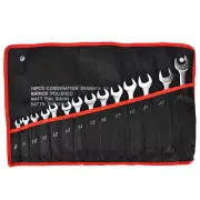 14x 8-24mm Combination Wrench Set Double Head Spanner Nut Driver Repair Tool Kit