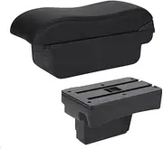 Car Console Double Storage Box Storage Console Armrest Boxes Car Interior Center Console Organizers Accessories for Peugeot 307 CC for Convertible(Type E)