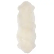 100% Genuine Sheepskin Rug lambskin Rug Fluffy DOUBLE L 180cm