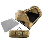 Kings Big Daddy Deluxe Double Swag + Canvas Bag + Self Inflating 100mm Mattress