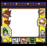 Dig Dug Arcade Cabinet Monitor Bezel Sticker Decal
