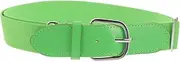 [COLLBATH] Zinc Alloy Light Green Youth Belts Boys Belt Youth Black Baseball Belt Elastic Belts Polyester