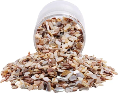 Crushed Shells for Crafts 2 LBS(32OZ) Small Natural Crushed Shells Bulk, for Cra
