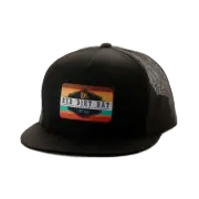 Red Dirt Hat Co. Youth Army Sunset Graphic Black Trucker Cap RDHC-Y17