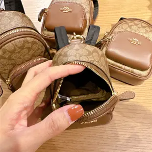 美國代購 Coach C7803 雙肩包造型 包包掛飾飾品 小後背吊飾