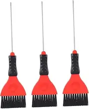 SHERCHPRY Hair Dye Brush Kit of 3 Salon Hair Coloring Brushes for Tint Mixing Lightweight Comfort Grip Handle