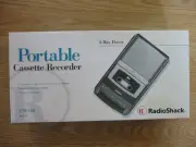 Vintage Radio Shack CTR-120 Portable Cassette Player & Recorder 14-1127