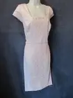 NWT The Limited Light Mauve Pink Knit Lace Cap Sleeve Sexy Sheath Dress XL