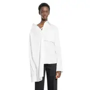 [ANN DEMEULEMEESTER] Daria Drop Shoulder Shirt White