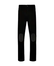 PVC patch jeans 32 Black
