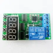 DC 12V High-Trigger Multifunction Delay Relay PLC Cycle Time Timer Switch Module