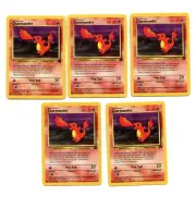 POKEMON - CHARMANDER x5 - TEAM ROCKET Set - Unplayed NM condition!