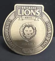 AFL BRISBANE LIONS HALL OF FAME MEDAL MEDALLION - BEARS FITZROY PREMIERS