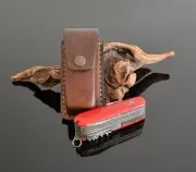 Victorinox Swiss Army Knife Genuine Leather Sheath Custom made...
