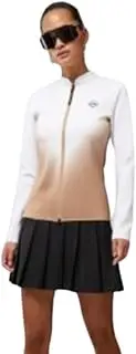 [Books on Demand] J. Lindeberg Womens Halo Full Zip Mid Layer Golf Jacket - Tiger Brown L, Tiger Brown, Large