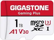 [Gigastone] 1TB Micro SD Card, Gaming Plus, up to 150MB/s, MicroSDXC Memory Card for Nintendo-Switch, Steam Deck, 4K Video Recording, UHS-I A1 U3 V30 C10, with Adapter