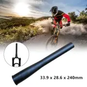 Bicycle Front Fork Head Tube Mountain Bike Cone Steerer Tube 28.6x33.9x240mm