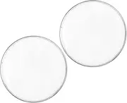 SUPVOX Set of 2 Replacement Drum Drum Pads High Tension White Easy to Replace and Maintain