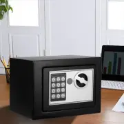 WASJOYE Fireproof Home Safe Box Digital Keypad Security Lock for Money Document