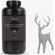 Creality Water Washable LCD UV Resin Grey, 1KG, with Plastic Bottle Compatible with 90% LCD Resin Printers, Especially Creality Printers! [3302010052]