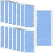 180 Pcs Hair Extension Tape Tabs, Double Sided Adhesive Tape for Hair Extensions, Strong Replacement Tapes for Hair Weft, Invisible Bonding Blue Sticky Tabs for Salon and Personal U