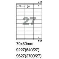 在飛比找樂天市場購物網優惠-【文具通】阿波羅9227影印自黏標籤貼紙27格70x30mm