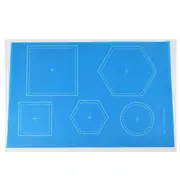 Quilting Full Line Stencil Fussy Cutting A3 use with Pounce 31022