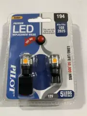 Pilot IL-194A-5 Premium Amber LED Light Lamp Bulbs 12V For 194, 168, 2825 (for: Renault)