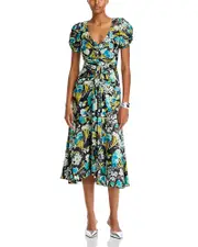 Cinq a Sept Tossed Floral Walker Dress 16