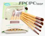 EcoTools 6 Pieces Bamboo Makeup EYE Brush Set (New Packaging)100% Authentic 1227