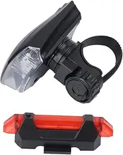 BESPORTBLE Led Bike Light Kit Motion Sensor Front Headlight Tail Light Easy Install for Night Riding