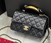 在飛比找Yahoo!奇摩拍賣優惠-Chanel AS2431 mini flap bag to