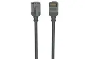 Kordz Professional Slim Profile CAT6 Network Patch Cord Black - 7.5m [K23045-0750-BK]