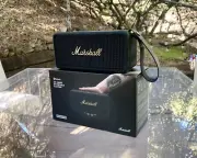 Brand New Marshall Middleton Portable Bluetooth Wireles Speaker - Black