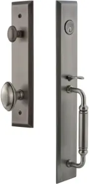 Grandeur FAVCGREDN_ESET_238 Fifth Avenue Solid Brass Rose Keyed - Grey