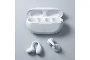 Open Ear Bluetooth Headphones, Sports Bone Sound Wireless Earbuds, Waterproof for Jogging, Running, Cycling (White)