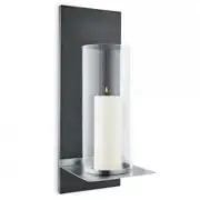 Blomus 65423 Large Wall Candle Holder with Candle