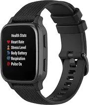 Soft Colorful Silicone Watch Band Straps Compatible with Garmin Venu Sq watch Replacement Quick Release Watch Bands Sport Strap Compatible with Garmin Venu Sq Smartwatch