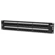 Tripp Lite 48-Port Cat6 Patch Panel -UTP, 110 Punch Down, RJ45, 2U, TAA N252-048