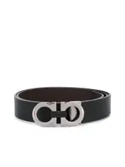 Ferragamo Gancini Silvertone Hardware Belt