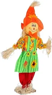 Parliky Outdoor Fall Scarecrow Decorations Handmade Small Scarecrow Dolls for Porch Unique Farmhouse Style Decor for Halloween and Thanksgiving Durable Seasonal Art
