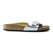 Birkenstock Madrid Birko-Flor Sandals - Regular - Silver