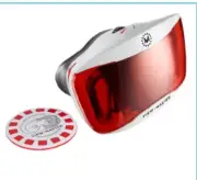 Mattel View Master Virtual Reality Deluxe VR Viewer White & Red No Strap