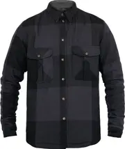 John Doe Motoshirt Big Block, shirt/textile jacket , color: Grey/Black , size: 3XL