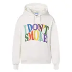 【I DON'T SMOKE】彩虹立體發泡 LOGO 連身套頭帽衫｜MF SHOP