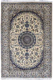 Nain Hand Knotted Wool & Silk Rug - 305x200 cms by Cyrus Rugs
