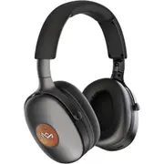MARLEY Positive Vibration XL ANC Wireless Over-Ear Noise-Cancelling Headphones - Signature Black Bluetooth 5.0 - Type-C quick charge + up to 24hrs battery - Carry bag included [EM-JH151-SB]