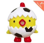 Squeeze Me Beep Beep Soccer Chick Mini Chick Animolds Squeeze Toys 3"