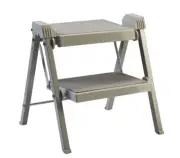 Kitchen Pantry Step Ladder 2 Step Folding Stool